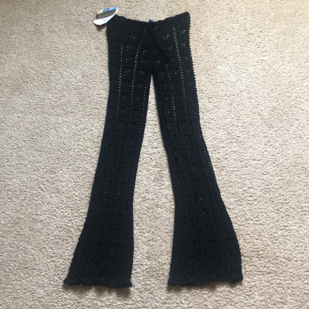 Knitted cover up pants